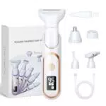 Rasierer Damen, Intimrasierer für Frauen, LCD-Display Verstellbar Rasierer Damen Wasserdicht Wiederaufladbarer Damenrasierer Elektrisch für Bikinizone Achseln Beine