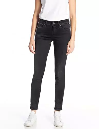 Replay Damen Jeans New Luz Skinny-Fit Hyperflex Cloud mit Stretch