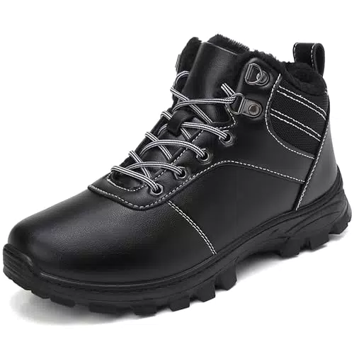 ricema Winterschuhe Herren & Damen – Gefütterte, wasserabweisende Outdoor-Stiefel