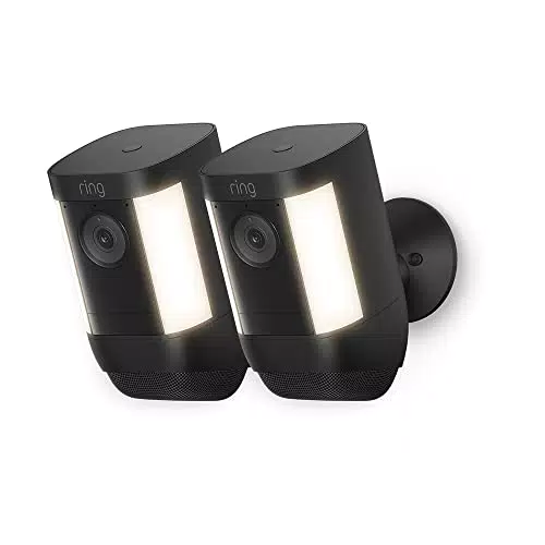 Ring Spotlight Cam Plus Solar von Amazon, 1080p-HD-Video