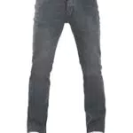 RIVFalko Herren Stretch Bootcut Jeans – Hochwertige Denim Hose in Grau