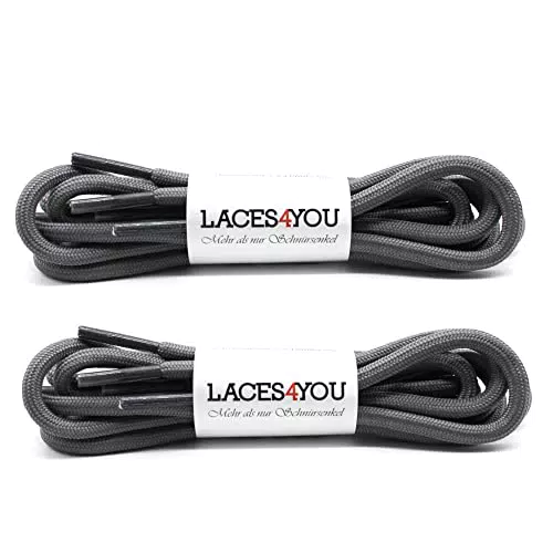 Run Out Premium Schnürsenkel für Wanderschuhe und Outdoorschuhe, Ø4,5 mm
