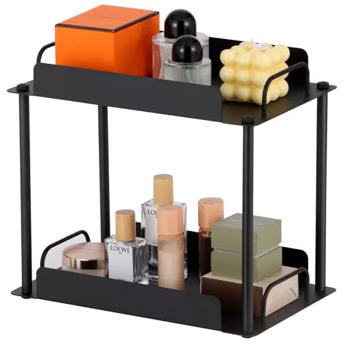 Safona 2 Ebenen Standregal für Badezimmer und Küche – Multifunktionales Organizer