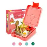 schmatzfatz easy Snackbox mit Fächern – Brotdose Lunchbox Bento Box für Kinder
