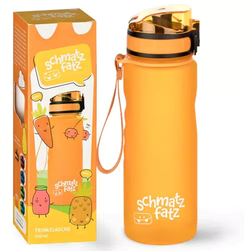 schmatzfatz Trinkflasche Kinder Auslaufsicher 0, 5L