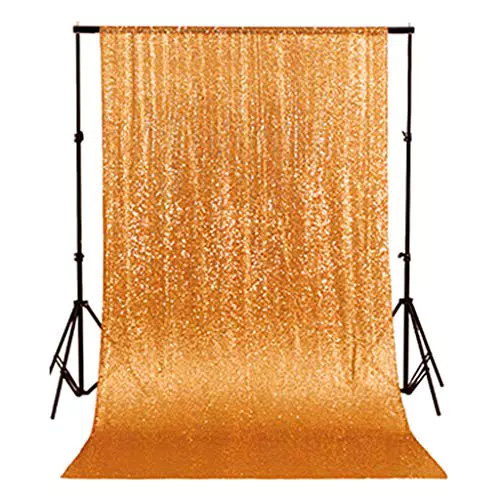 ShinyBeauty Pailletten Hintergrund Vorhang für Fotografie, Hochzeit, Party, Deko