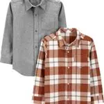 Simple Joys by Carter's Jungen Langärmliges, gewebtes Hemd