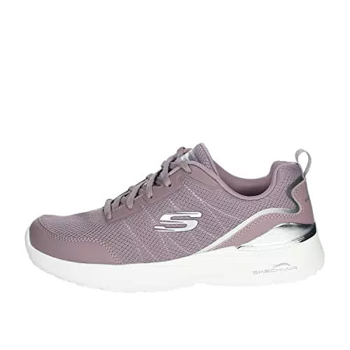 Skechers Damen Skech-Air Dynamight Sneaker mit Silve Trim