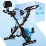 SLUNSE Hometrainer 2025 - Klappbares Ergometer für effektives Kardio-Training
