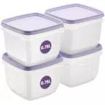 SmartStore Frischhaltedosen mit Deckel – BPA-freie Kühlschrank Organizer für Meal Prep