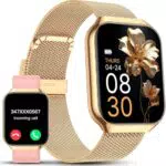 **Smartwatch Damen mit Telefonfunktion, 1,91 Touchscreen, IP68, Fitness Tracker**