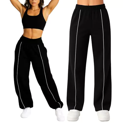 SMILODOX Jogginghose Damen Siara – Bequeme Freizeithose mit elastischem Bund