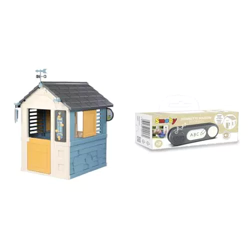 Smoby 4 Jahreszeiten Spielhaus mit elektronischer Türklingel für Gartenhäuser