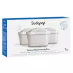 Sodapop Wasserfilter-Kartuschen kompatibel mit BRITA MAXTRA MAXTRA+ MAXTRA PRO