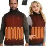 SOLJIKYE Beheizbare Weste mit Powerbank – Heizweste Herren Damen, 3 Heizstufen