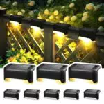 Solpex Solarleuchten für außen - Wasserdichte LED Gartenbeleuchtung
