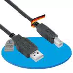 Sonero® USB 2.0 Kabel A-Stecker auf B-Stecker, 480 Mbit/s, 0,50 m