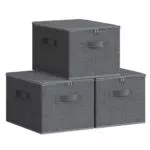 SONGMICS Aufbewahrungsbox mit Deckel, faltbare Stoffbox für Kleidung, RYZ103B01