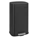 SONGMICS Tretmülleimer LTB03BK mit Softclose-Deckel und Inneneimer für Küche