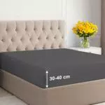 Luxus Spannbettlaken für Matratzen bis 40 cm Höhe – Atmungsaktiv und knitterfrei
