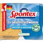 Spontex Geschirrschwamm - Kratzfreier und saugstarker Küchenhelfer