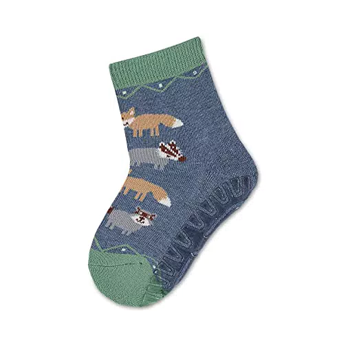 Sterntaler Hausschuh-Socken für Baby-Mädchen mit Waldtiere-Motiv