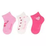 Sterntaler Kurzsocken mit Herzen für Mädchen - Kinderstrümpfe mit Motiven