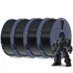 SUNLU PLA+ Filament für 3D-Drucker - Stärker belastbar - Maßgenauigkeit +/- 0.02mm - Schwarz