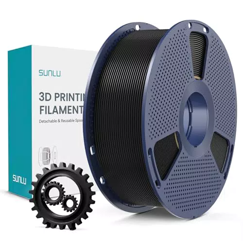 SUNLU PLA Plus 3D Drucker Filament 1.75mm, sauber gewickelt und robust