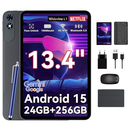 TABWEE T60 Pro Tablet 13,4 Zoll mit 24GB RAM, 256GB ROM, 10000mAh Akku