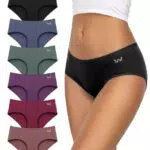 TANSTC Damen Sportunterwäsche – Baumwoll Hipster Slips, Niedrige Taille, Atmungsaktiv