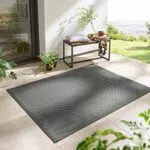 Teppich Taracarpet In- & Outdoor Wetterfest - Ideal für Wohnzimmer, Balkon & Küche