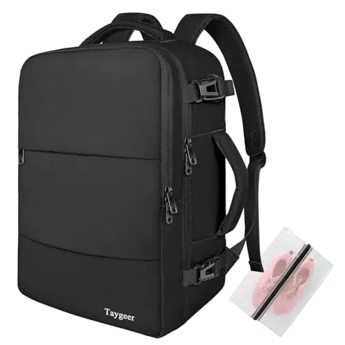 Taygeer EasyJet Handgepäck Rucksack für Herren - 15,6 Zoll Laptop Reisetasche mit USB-Anschluss