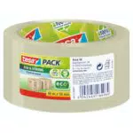 tesapack Eco & Strong - Umweltschonendes Paketband aus 100 % recyceltem Kunststoff