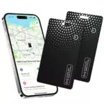 TIMU Air Smart Tag - Wiederaufladbarer Wallet Tracker für Apple Find My, IP68 wasserdicht