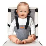 Chicco Tragbare Sitzerhöhung für Babys – Klappbarer Hochstuhl mit Sicherheitsgurt