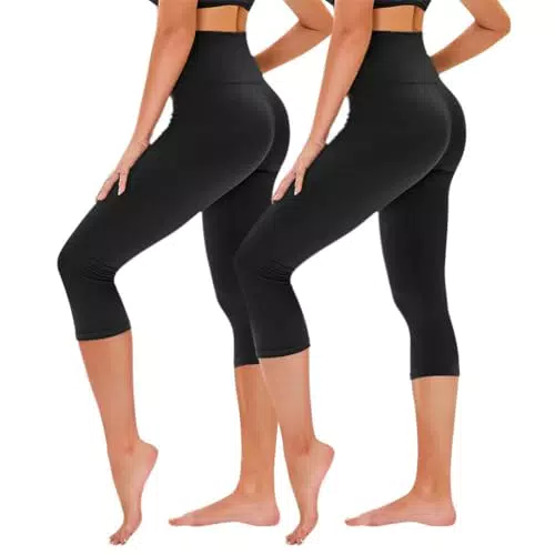 TNNZEET 3/4 Leggings Damen - High Waist Sportleggings für Fitness und Gym
