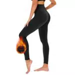 TNNZEET Thermoleggings Damen gefüttert, High Waist für Sport und Yoga