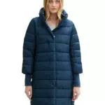 TOM TAILOR Damen Lange Steppjacke mit Stehkragen Modell 26779