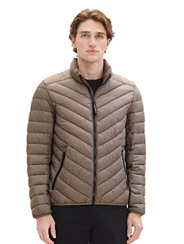 TOM TAILOR Herren 1036073 Lightweight Steppjacke mit Stehkragen