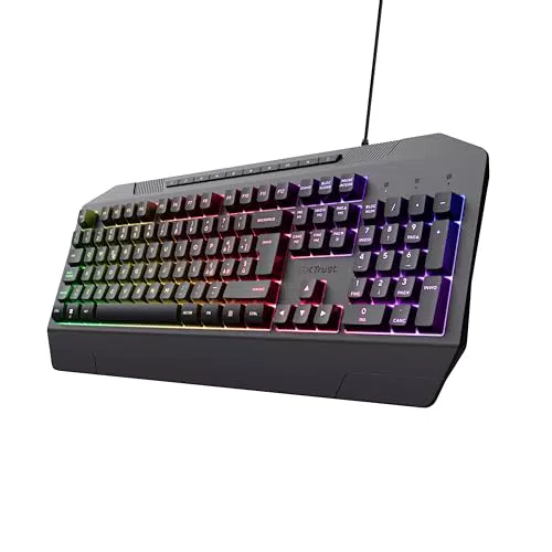 Trust Gaming GXT 836 Evocx Tastatur Gaming QWERTY Layout Italienisch