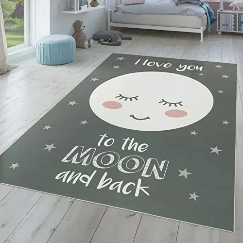 TT Home Kinderteppich Spielteppich für Jungen und Mädchen im modernen Design
