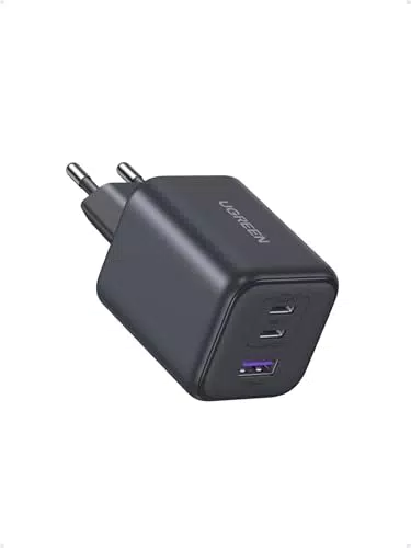 UGREEN 45W USB C Ladegerät 3-Port PPS GaN Charger kompatibel mit Galaxy S25 Ultra, iPhone 17 Pro Max, MacBook Air
