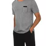 Uniexcosm Herren Schlafanzug Kurzarm Pyjama Set für den Sommer