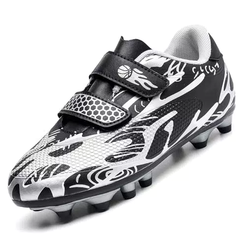 Unitysow Fußballschuhe Jungen FG/AG Fussballschuhe Kinder Professionelle Athletics Trainingsschuhe Sportschuhe Mädchen Outdoor Spikes Football Schuhe Gr.28-38