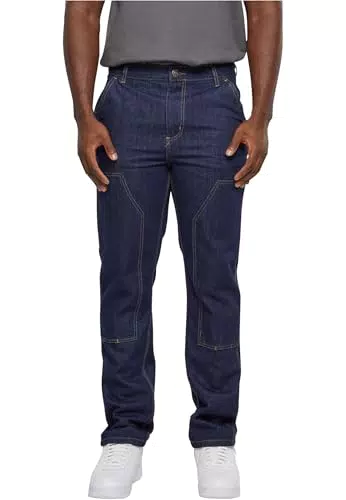 Urban Classics Double Knee Jeans Herren – Robuste Denim Herrenjeans
