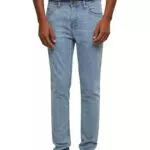 Urban Classics Herren Slim Fit Jeans im Karottenschnitt