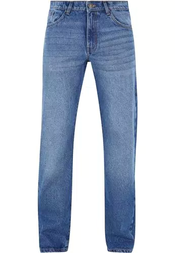 Urban Classics Herren Straight Fit Jeans – Lässige Jeans für Männer