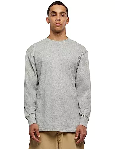 Urban Classics Herren Tall Tee L/S T-Shirt, Leaf