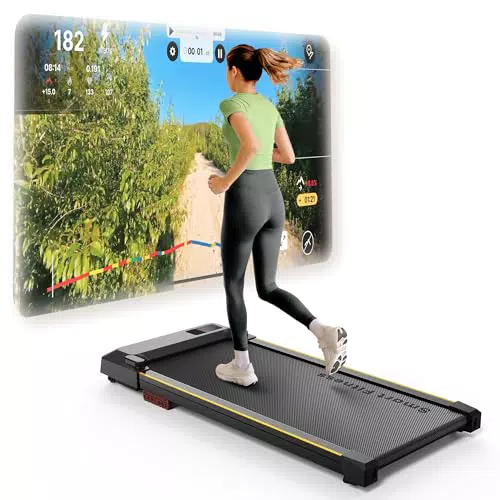 UREVO Smart Walking Pad, Kompaktes Leises Laufband Schreibtisch